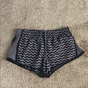 Chevron running shorts
